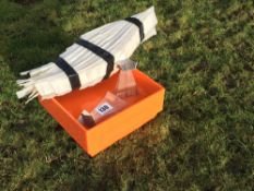 Fertiliser spreader tray testing kit