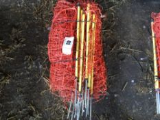 Qty electric rabbit and sheep netting