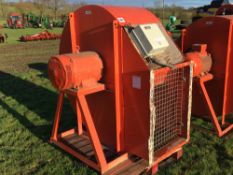 2007 Typhoon TC4.LO 3-phase 30hp grain fan.