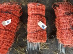 Qty electric rabbit and sheep netting