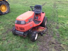 Kubota TG1862 garden ride on mower with diesel engine and 48 inch mulching deck