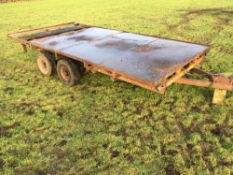 12ft flat car trailer