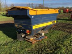 KRM Bogballe EXW-Trend twin disc fertiliser spreader with weigh cells.