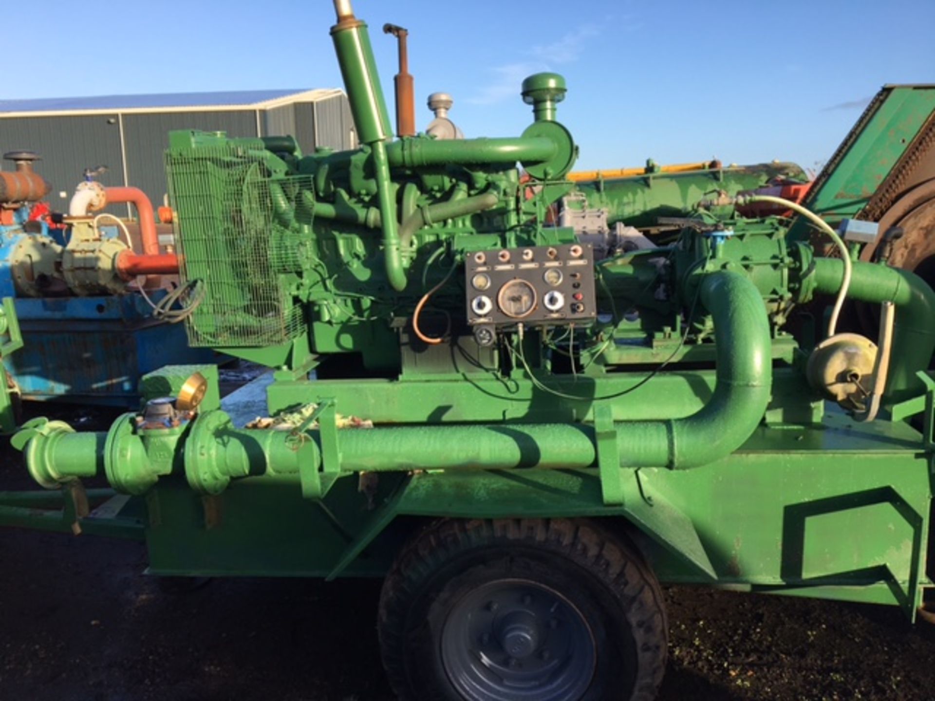 1995 6 cylinder diesel irrigation pumpset (1702) Ford engine, caprari pump, - Image 2 of 2