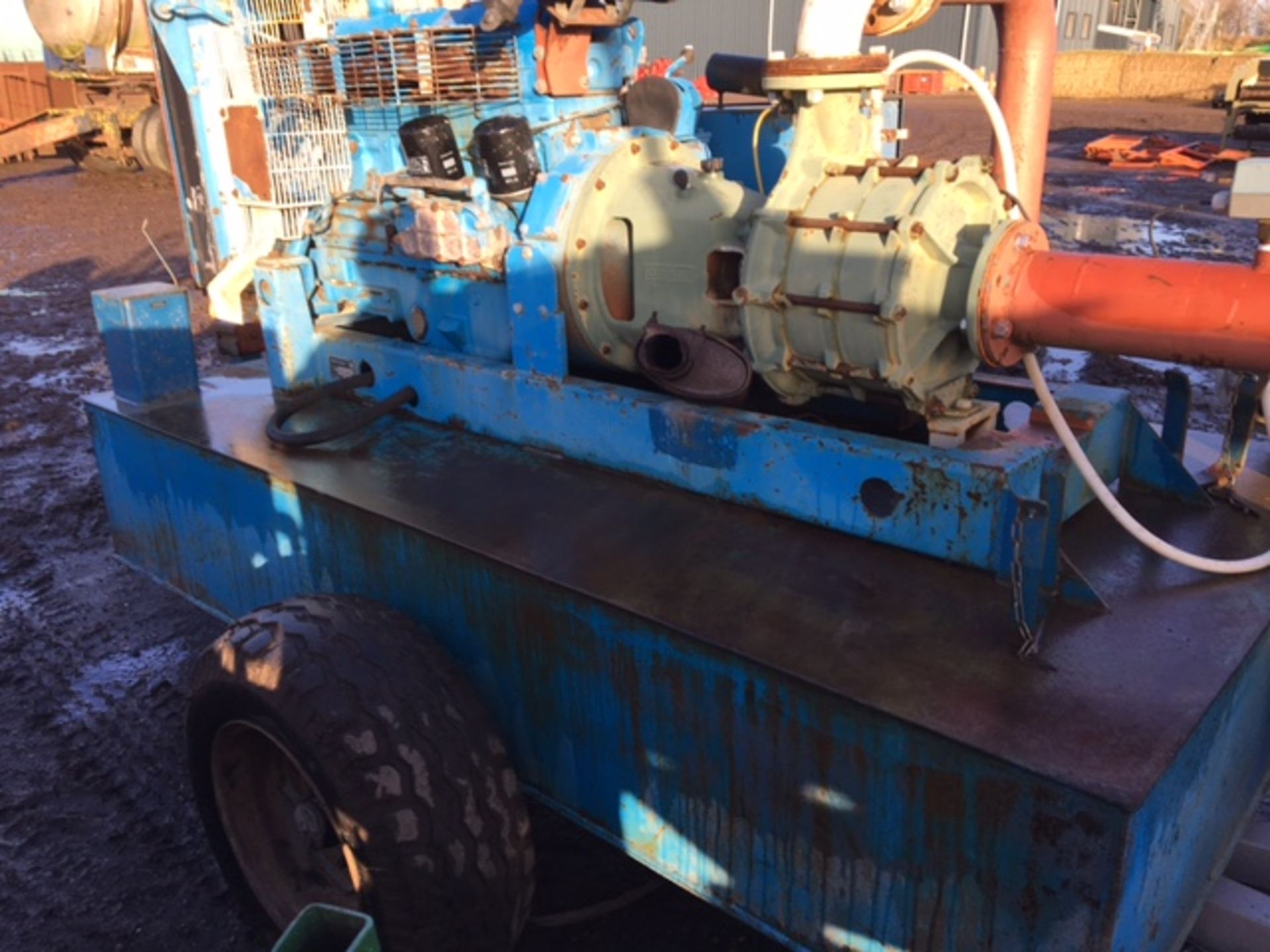 1992 6 cylinder diesel irrigation pumpset (2515) RST, Iveco engine, caprari pump, - Image 2 of 2