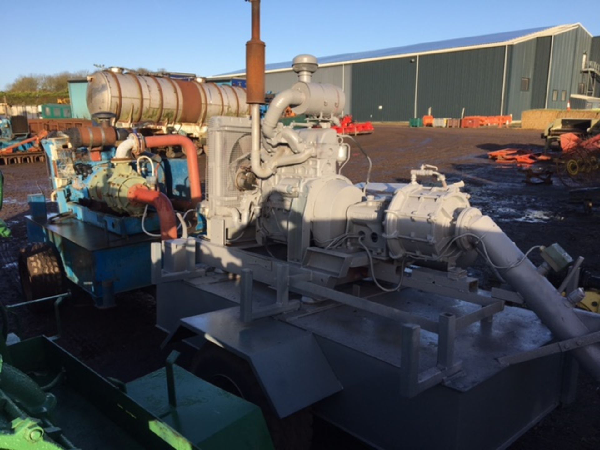 1992 4 cylinder diesel irrigation pumpset (1714), Ford engine, caprari pump,