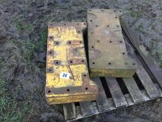 2x tractor weights 200kg