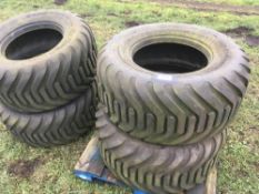 4x 500/60R22.5 tyres