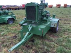 1992 Greencrop 6 cylinder diesel irrigation pumpset (1753), Iveco engine, caprari pump,