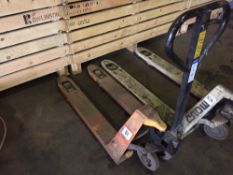 Pallet pump truck