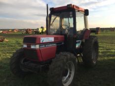 Case International 844 XL Plus 4wd tractor. Reg No: L816 XGV.