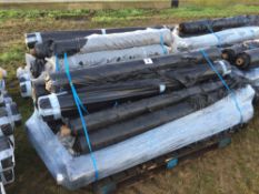 20x Rolls 1.8m x 1000m black plastic