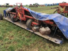 Ferrag 12 row 6m onion drill with low loader trailer