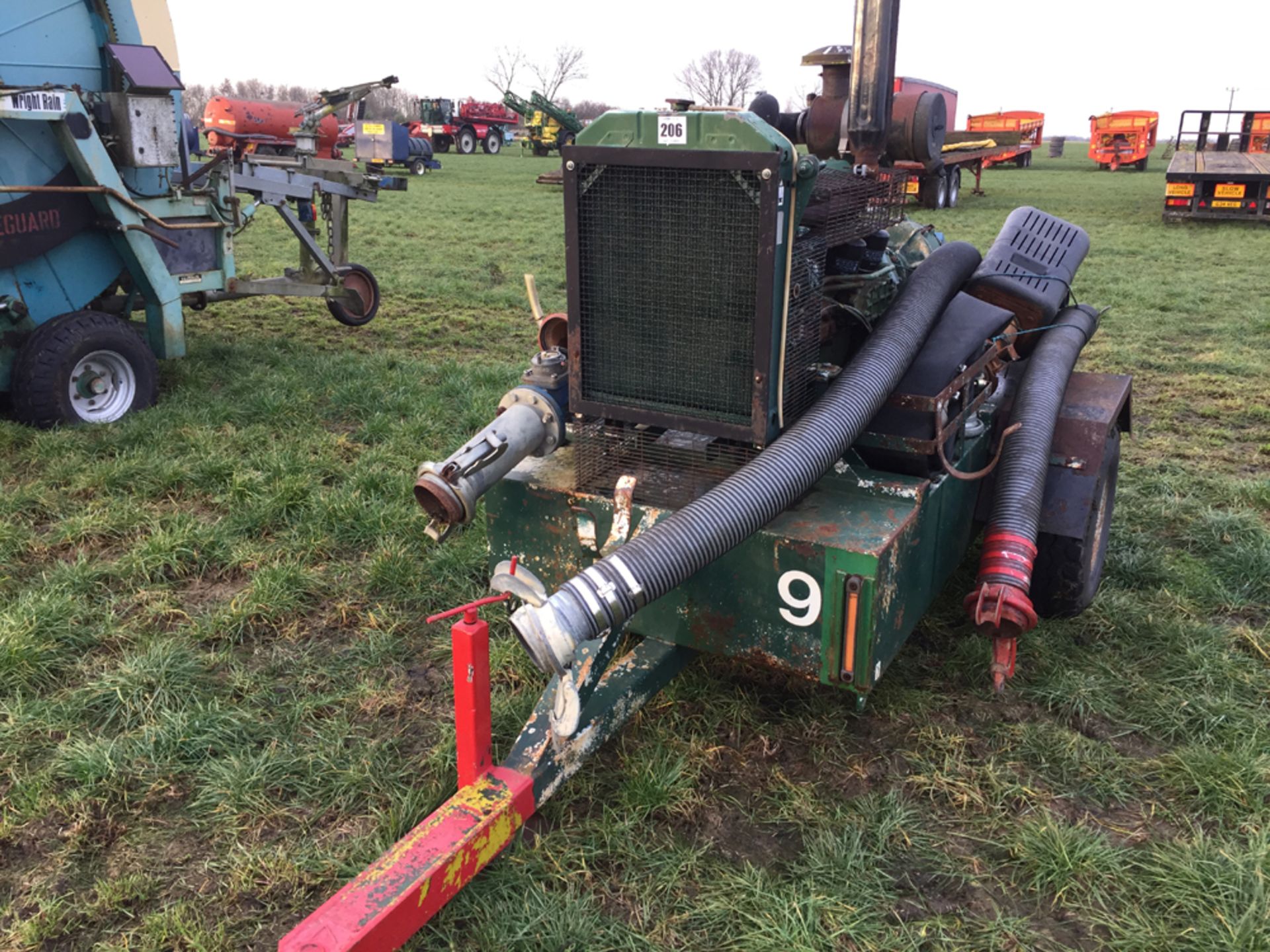 1992 6 cylinder diesel irrigation pumpset (1707) open AIS