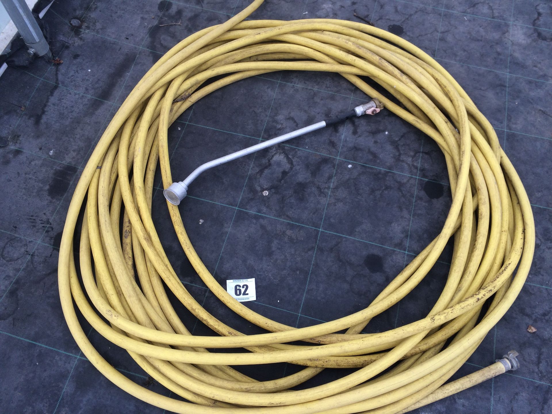 Yellow hose pipe