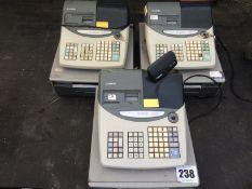 3x Casio TE-2000 Cash Registers