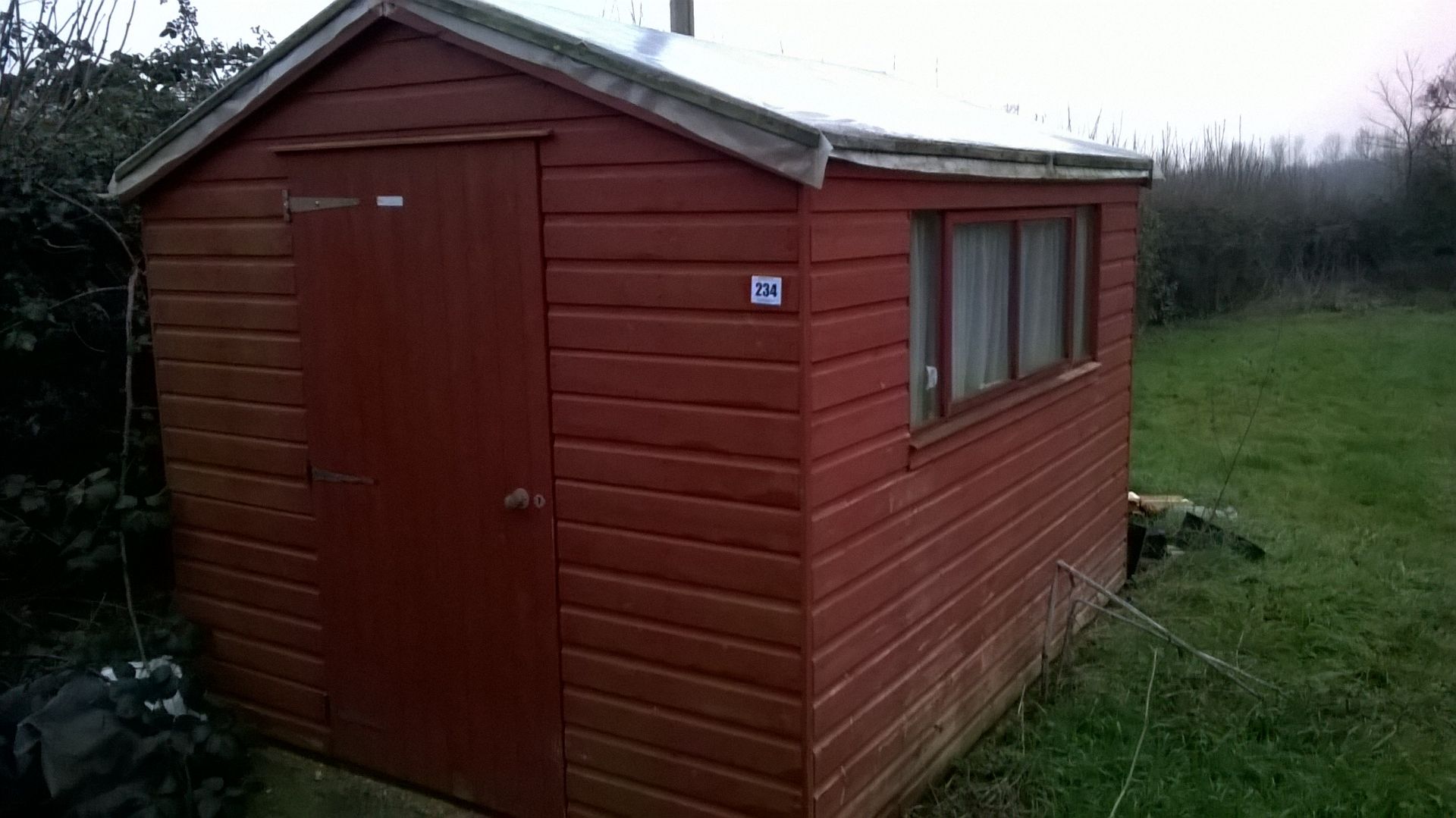 10ft x 8ft office shed - BUYER TO DISMANTLE & REMOVE - Image 2 of 2