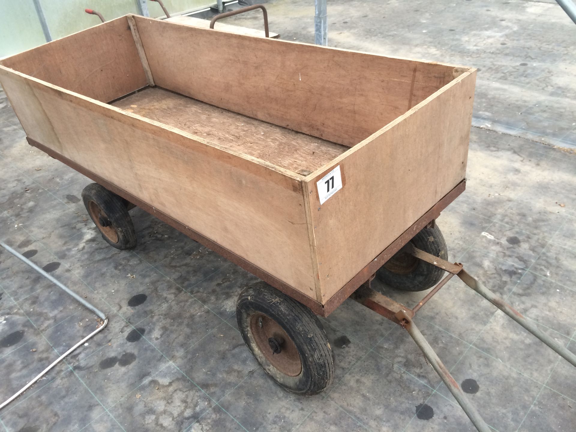 4 Wheel Trolley with sides