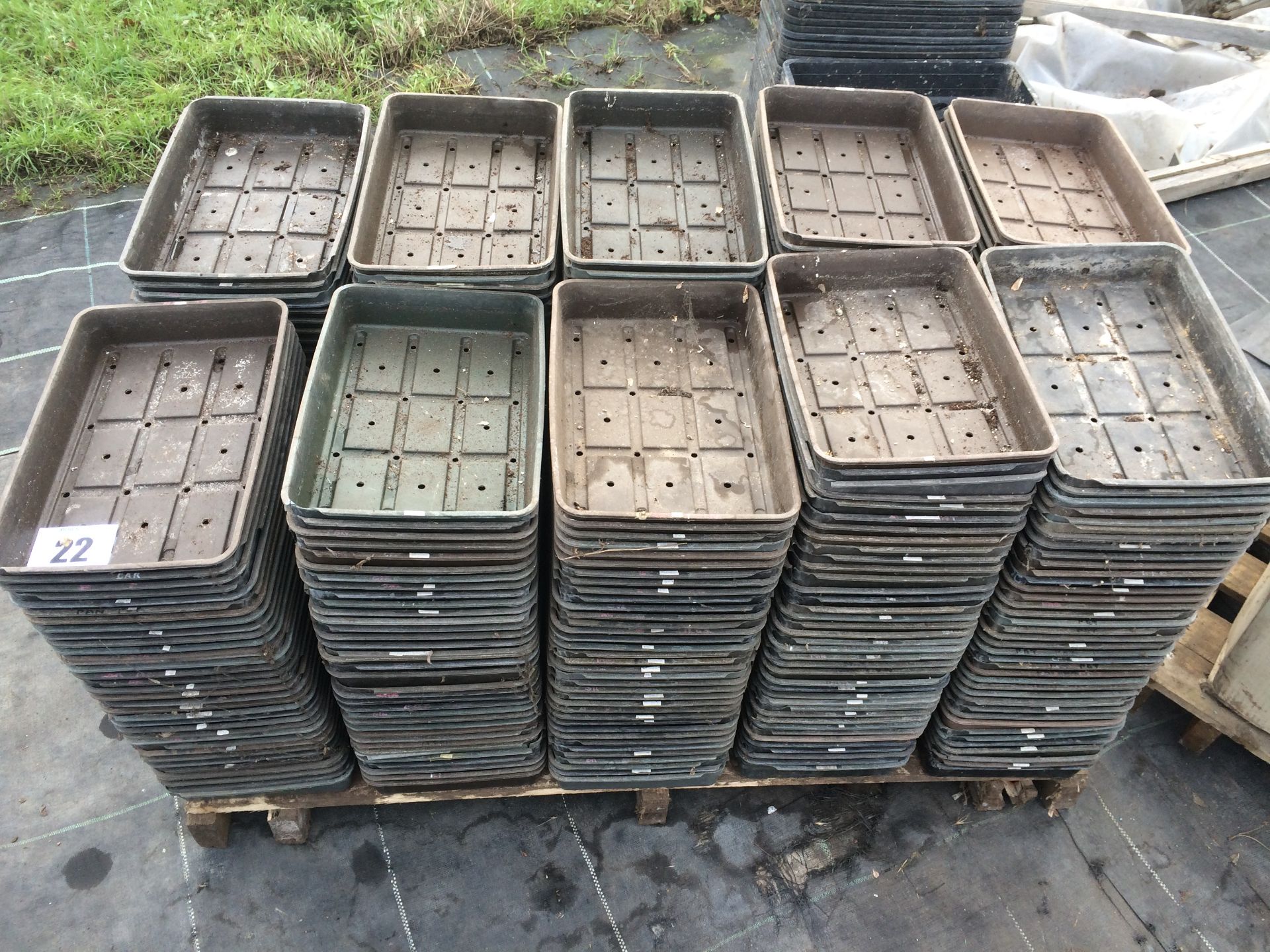 Qty used seed trays