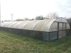 72X21ft Poly Tunnel - BUYER TO DISMANTLE & REMOVE