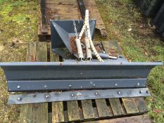 2010 Avant snow plough attachment for use with Avant articulated loader, Type:A2867,