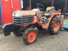 2004 Kubota B1610 Compact Tractor, 4wd, with rear pallet tines, front weights, Serial No: 80946,
