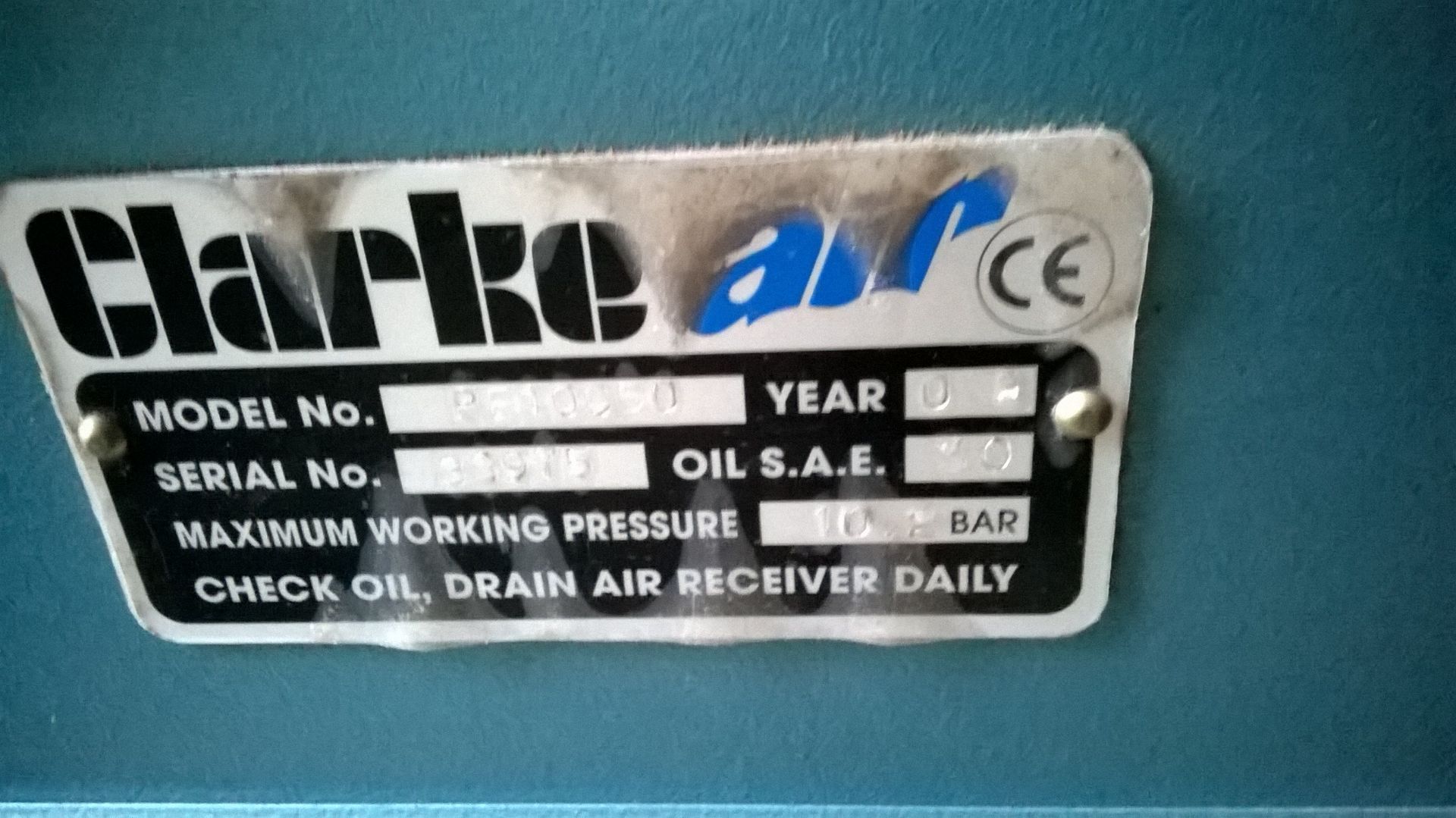 Clarke Air Compressor - Image 4 of 4