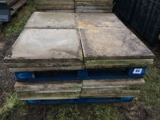 3 Pallets garden slabs.