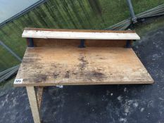 Wooden work bench