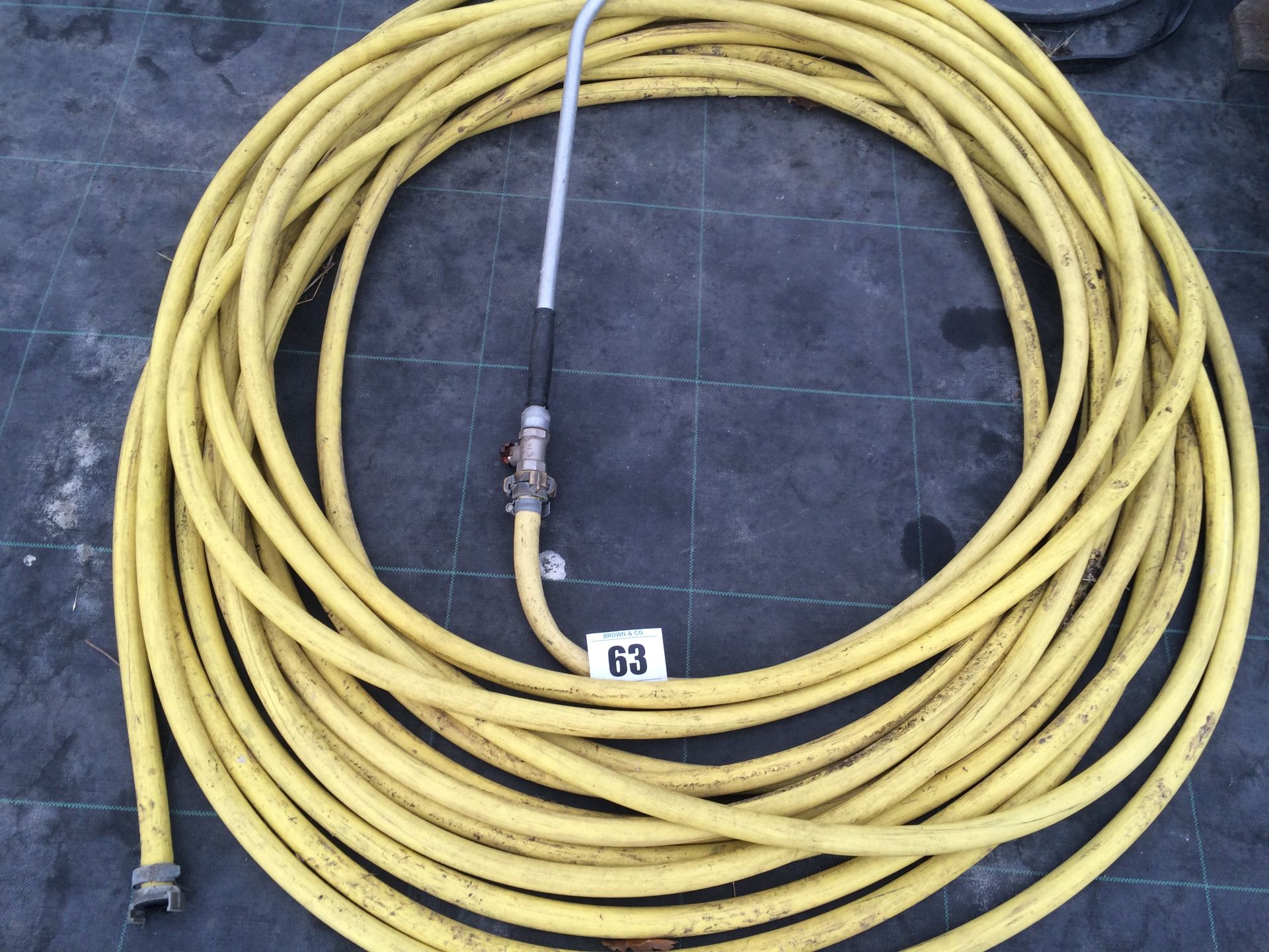 Yellow hose pipe
