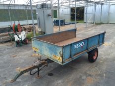 Wessex Single axle hydrualic tipping trailer 1.