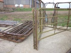 Quantity of tubular steel gates