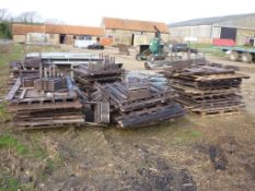 16 wooden calf pens