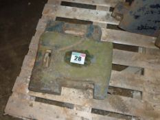 2 x Ford Tractor weights 50kg