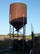 20 tonne liquid feed tank on stand (to be sold in situ at Westfield Farm, Leasingham.