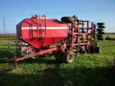 1999 Horsch CO 6 drill with follow harrow and tyre packer