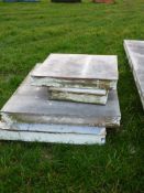 Qty of aluminium faced insulation boards