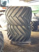 2 x Goodyear Terra Tyres 66 x 43 00-25