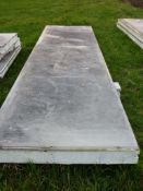 1 aluminium faced insulation board 17' x 4' x 5"