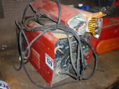 Special 170 amp single phase electric welder with assorted rods