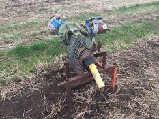 Tractor mounted irrigation pump