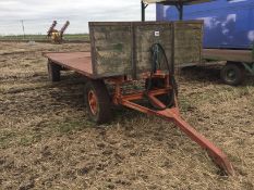 Flat trailer with dolly 6.3m x 2m