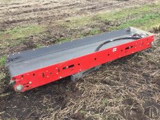 Grimme Varitron 200 waste discharge conveyor for potato crusher modification