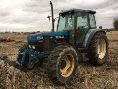 1996 Ford New Holland 8340 4wd tractor. Reg No: 523 EEW Serial No: 31997B Hrs: 9448