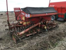 Vicon Greenland power harrow with Flexicoil press and Vicon LZ505 combination drill 4m Suffolk