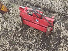 Pallet tine frame headstock complete with sideshift