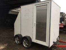 Mobile Farmers Market Trailer - comes with refrigerated chiller display cabinet,