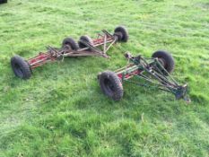 3 No 3ft set of gang Cylinder Mowers