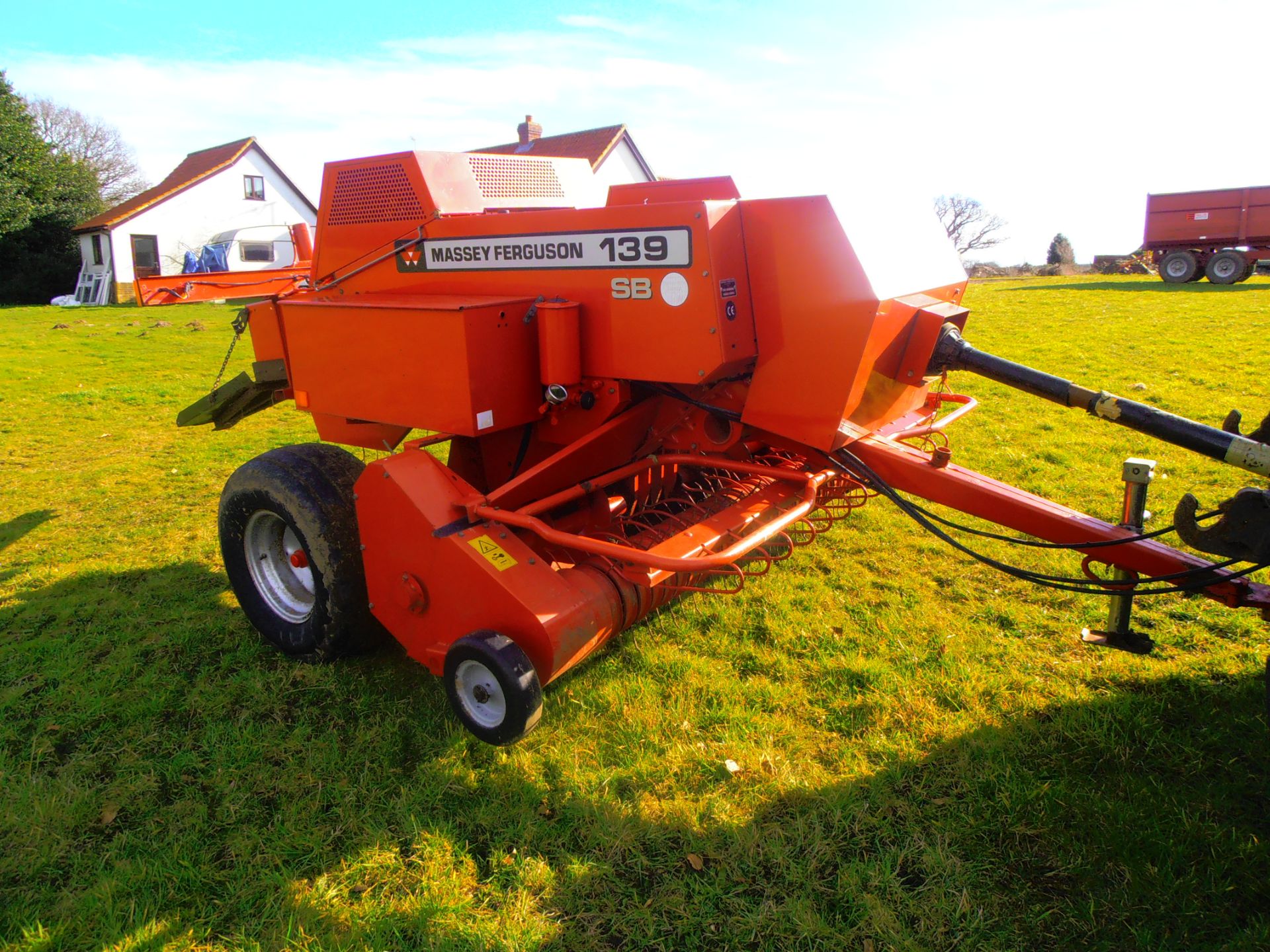 2005 Massey Ferguson 139 SB in line conventional baler, Serial No.