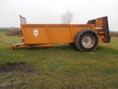 Richard Western Rear Discharge Muck Spreader - Year: 1993